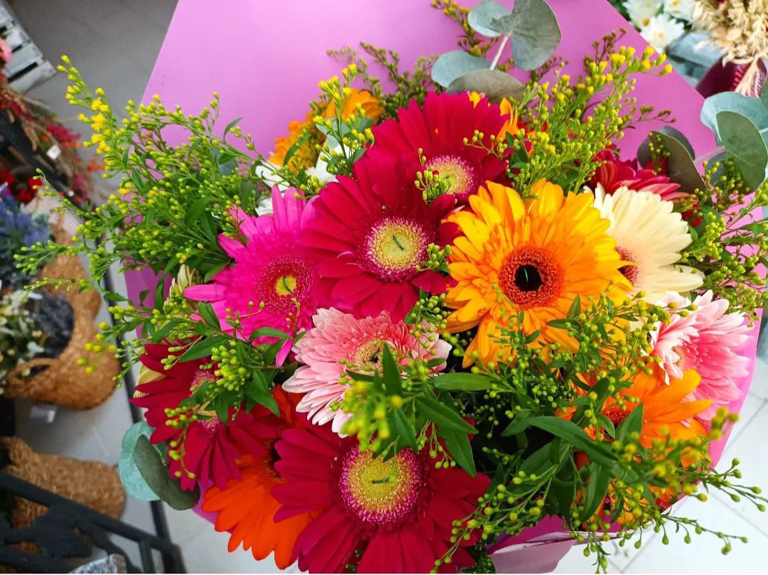 Ramo gerberas multicolor